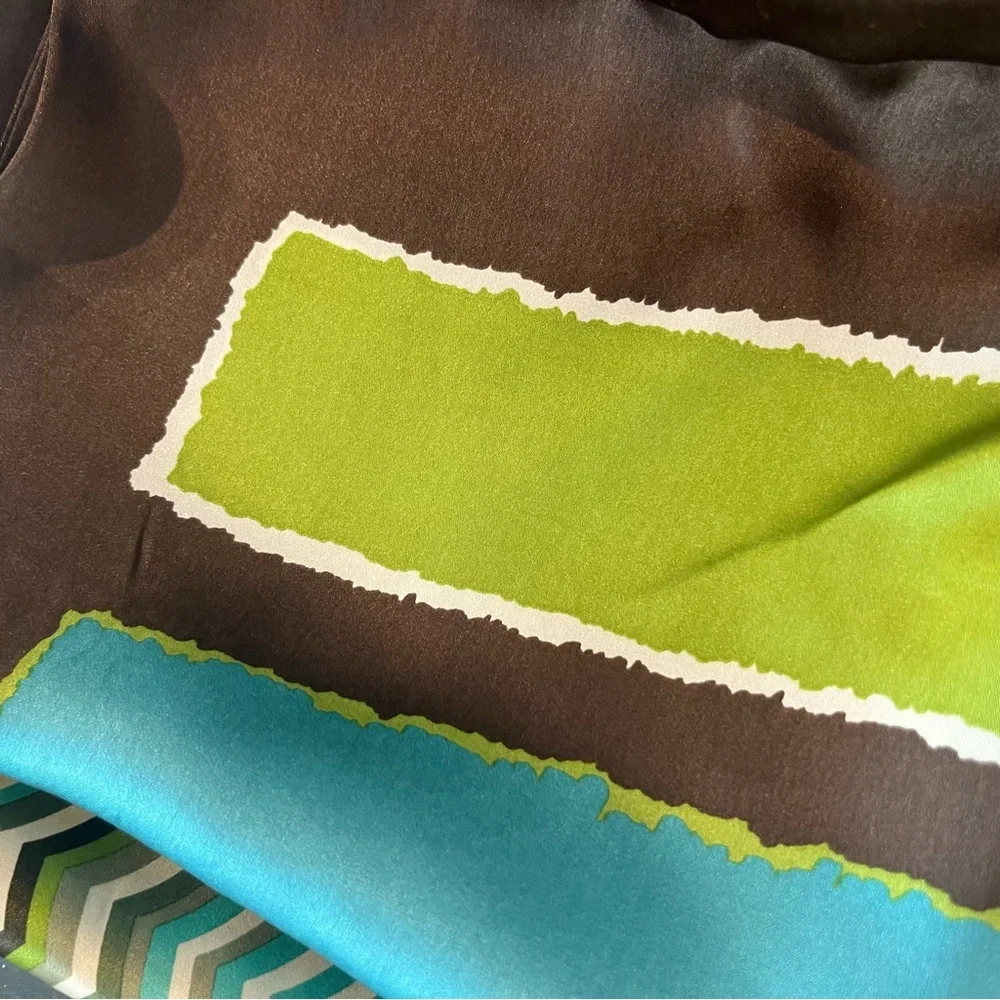 NEW West Elm Silk Satin MCM Style Pillow Covers Set Of Two